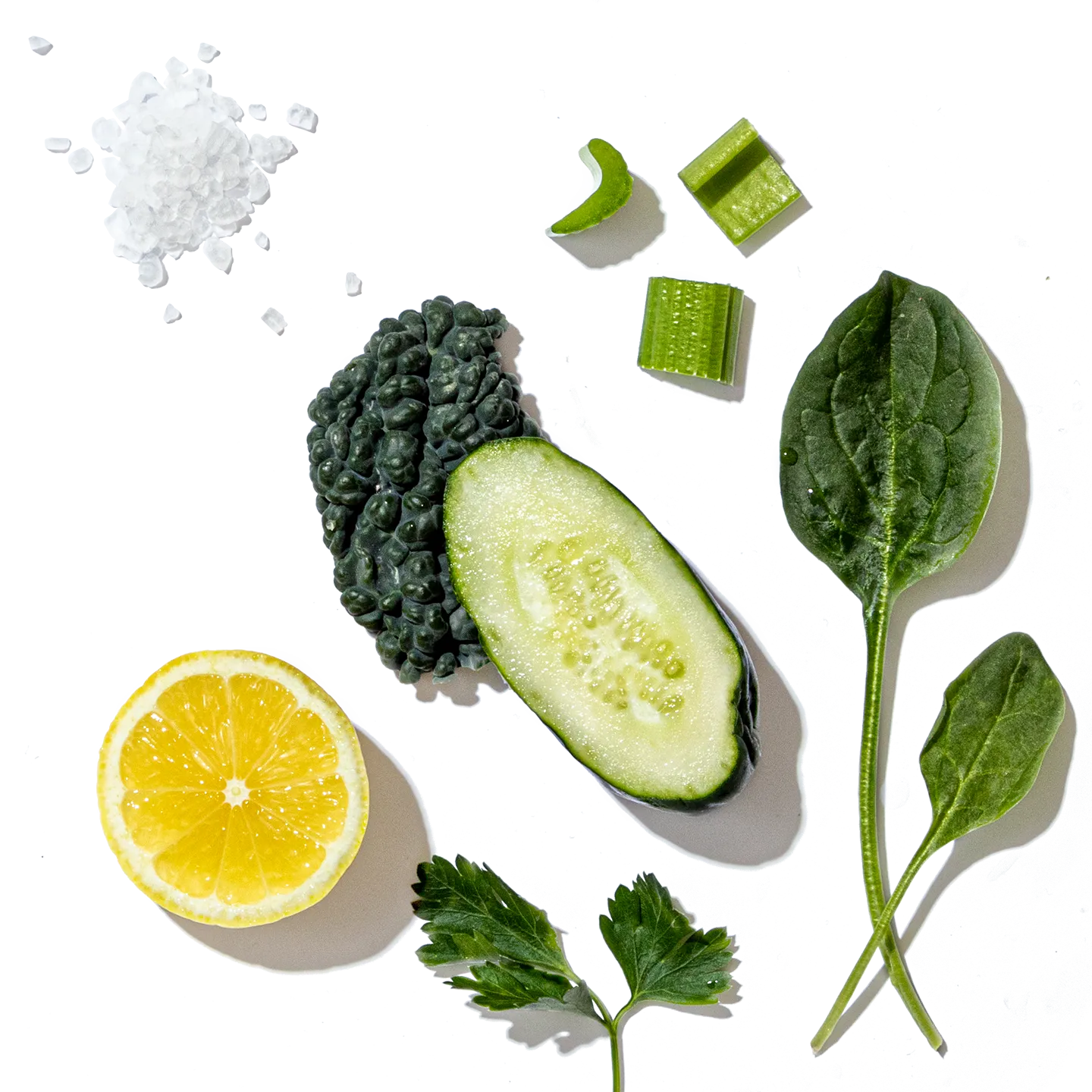 Daily Greens 1.5: Cucumber Lemon Juice With Sea Salt